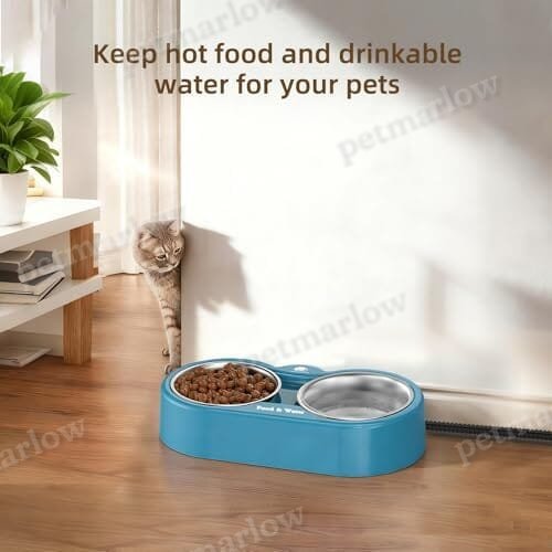 Outdoor Heated Dog Bowl Provides Drinkable Water & Food in Winter – view 3
