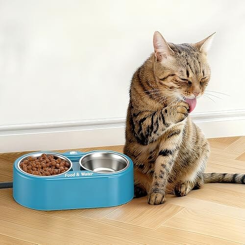 Outdoor Heated Dog Bowl Provides Drinkable Water & Food in Winter – view 7