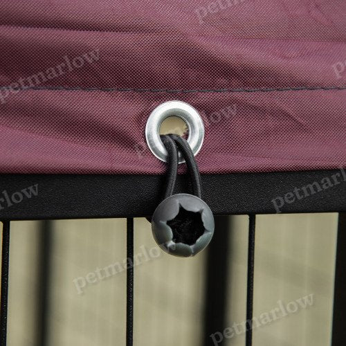 Outdoor Kennel with Rotating Bowl Rack – view 6