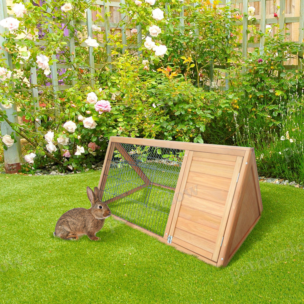 Outdoor Rabbit Hutch with Run for Small Animals – view 5