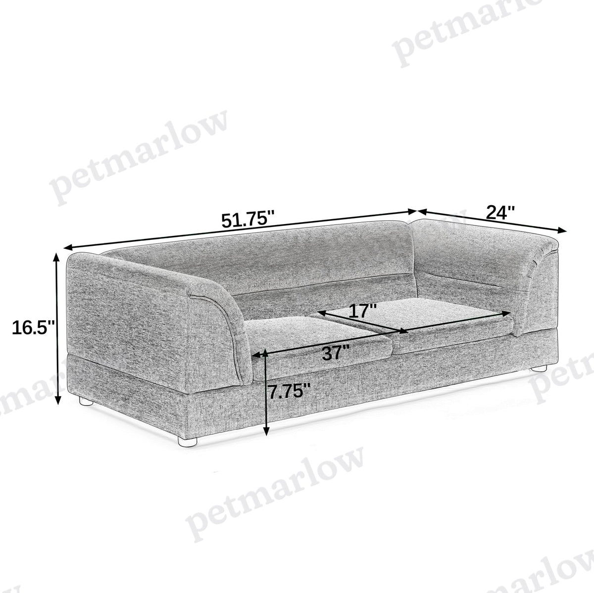 Oversized Pet Sofa for Large Dogs – view 6