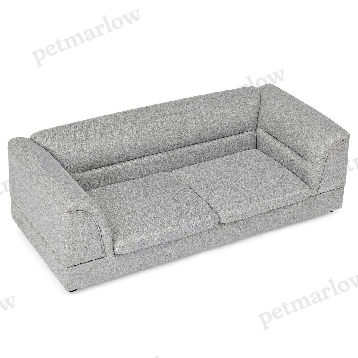 Oversized Pet Sofa with Curved Armrests for Comfort – view 3