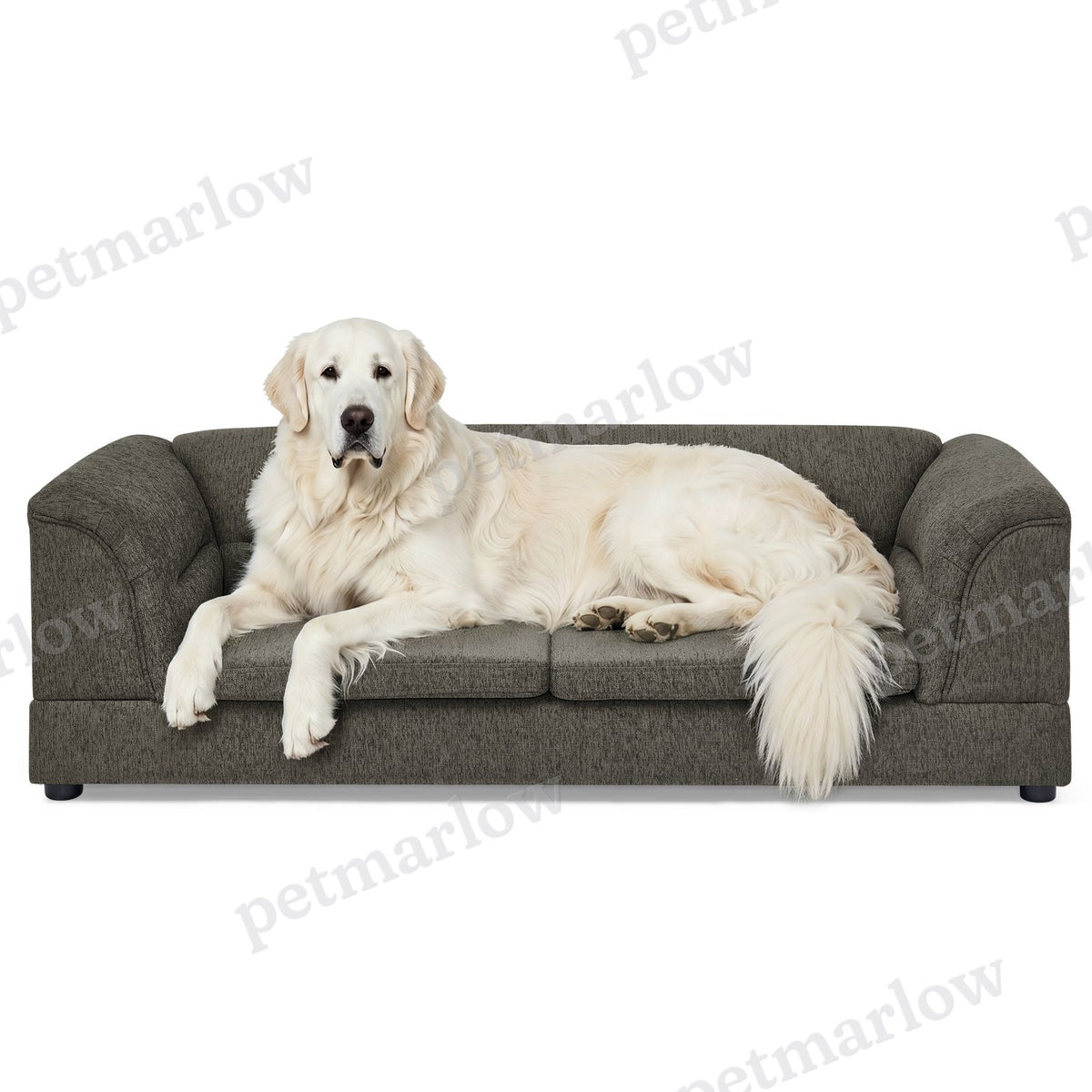Oversized Pet Sofa with Curved Armrests for Large Dogs – view 2