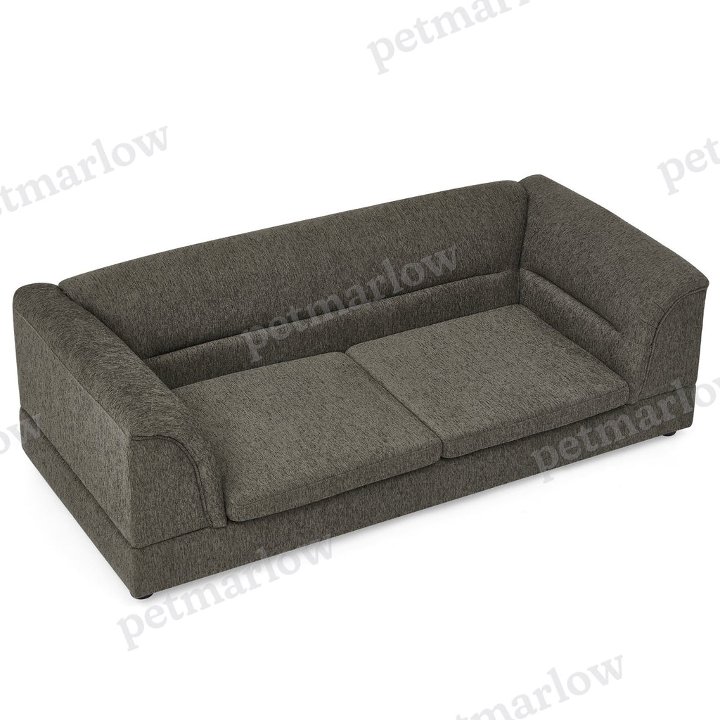 Oversized Pet Sofa with Curved Armrests for Large Dogs – view 6