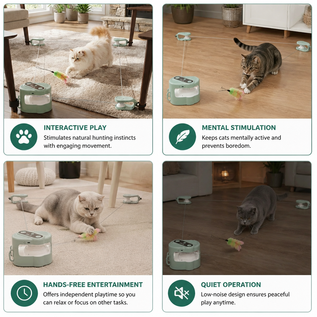 Automatic Cat Chasing Track Toy – view 7