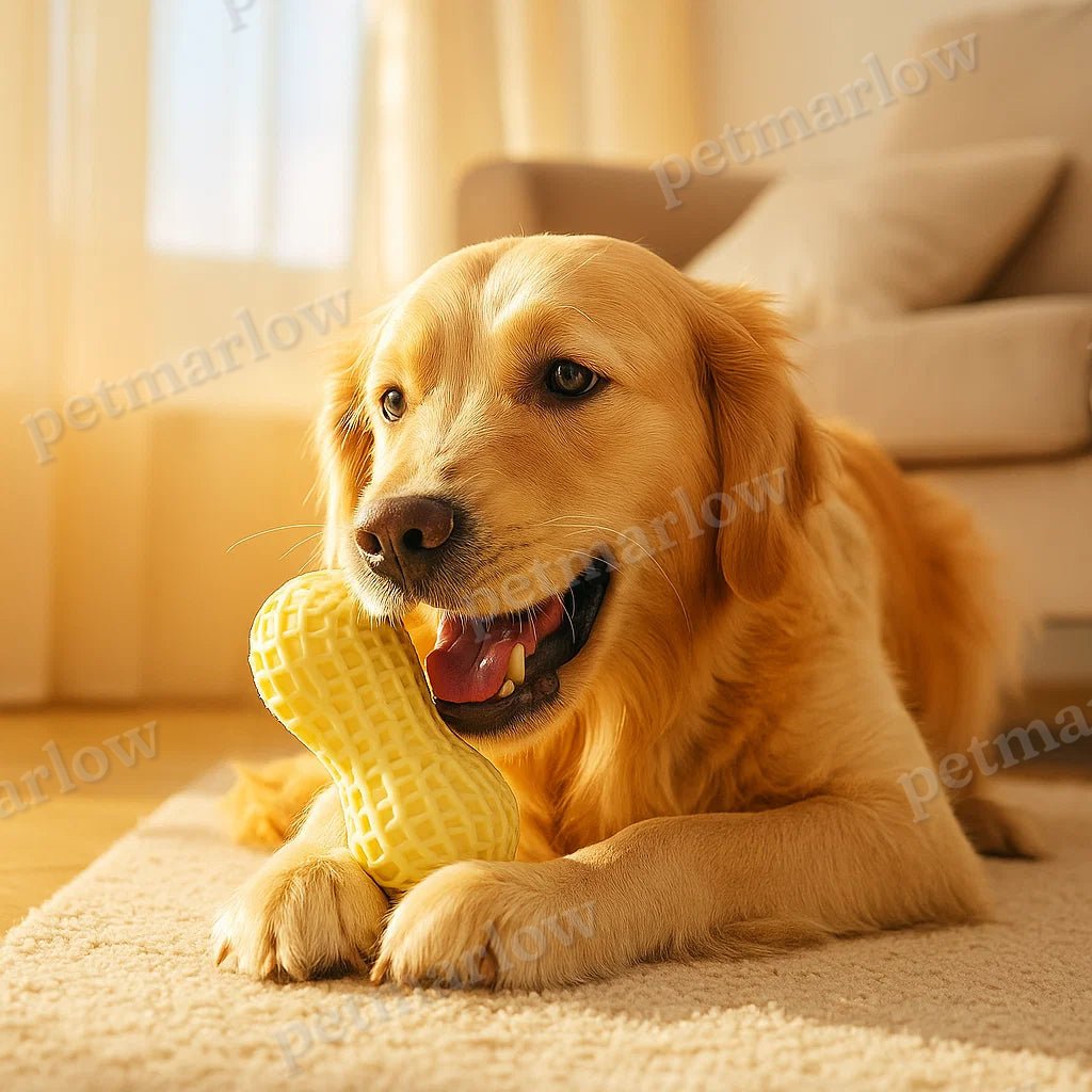 Peanut-Shaped Chew Toy for Dogs, Durable – view 3