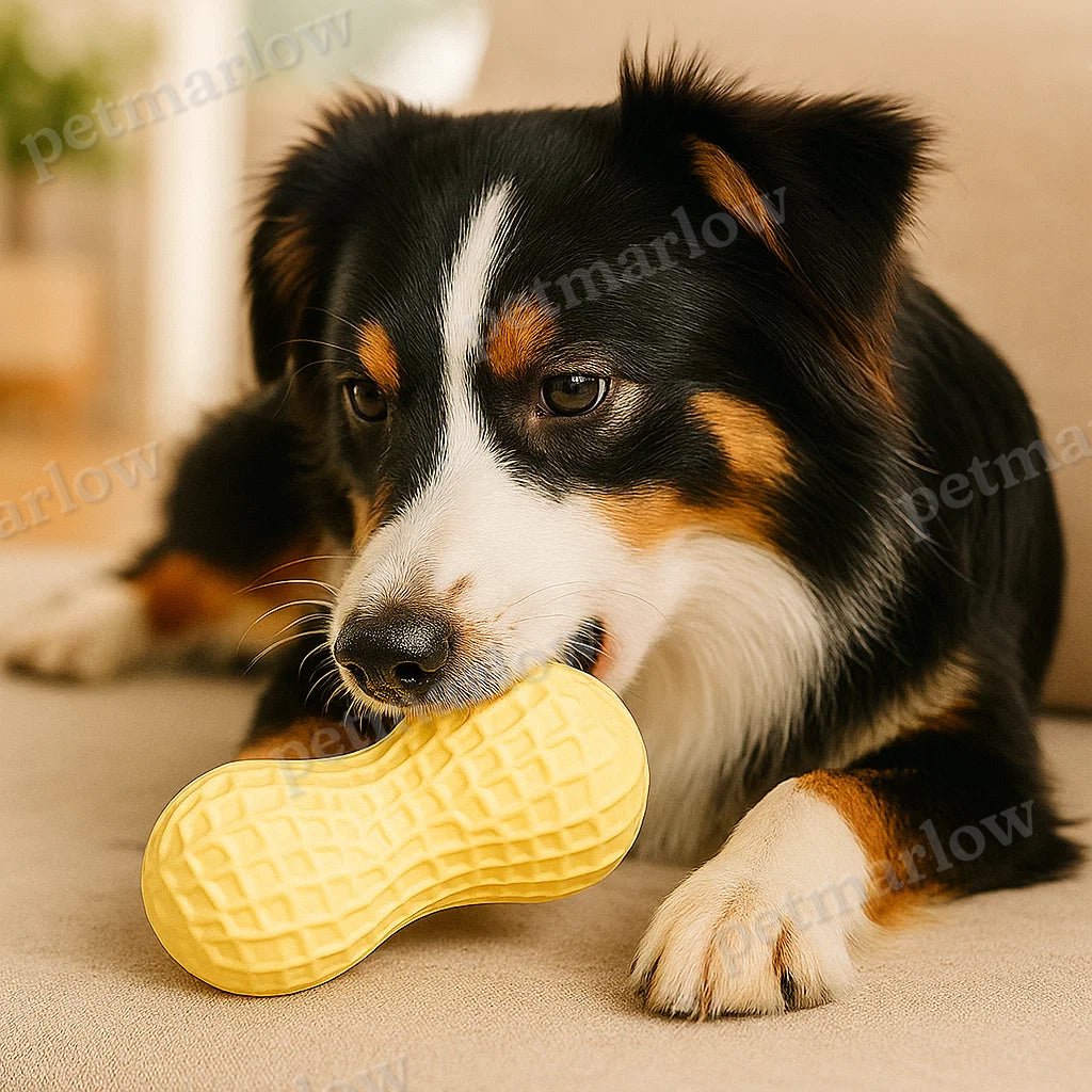 Peanut-Shaped Chew Toy for Dogs, Durable – view 6