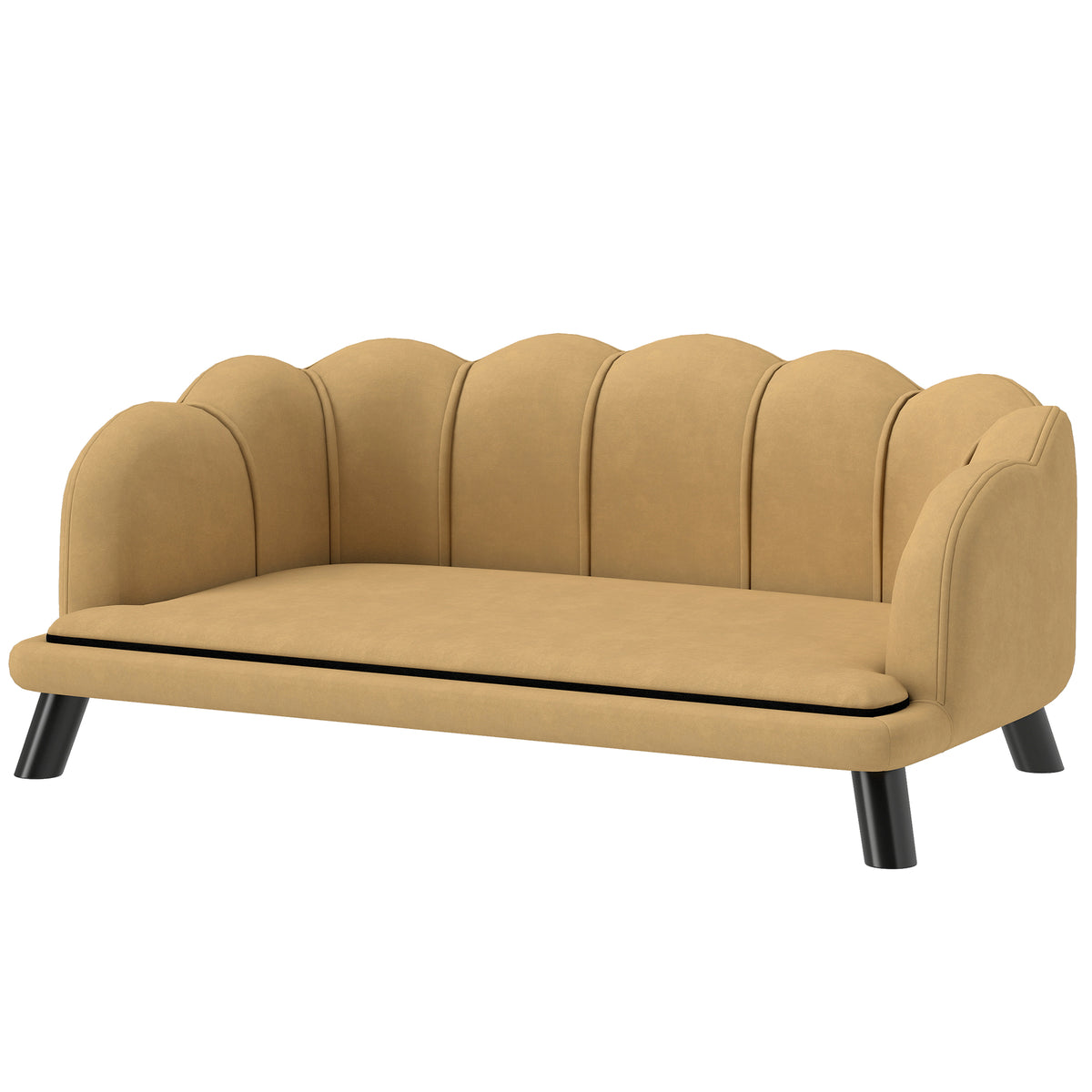 Pearl Design Pet Sofa for Medium and Large Dogs – Coffee / 1010x620x275 mm