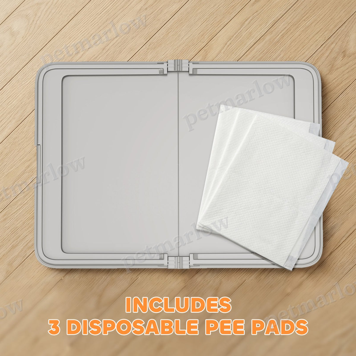 Foldable Dog Litter Box with 3 Disposable Pads – view 5
