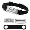 Personalized Engraved Cat Collars – Black / XS