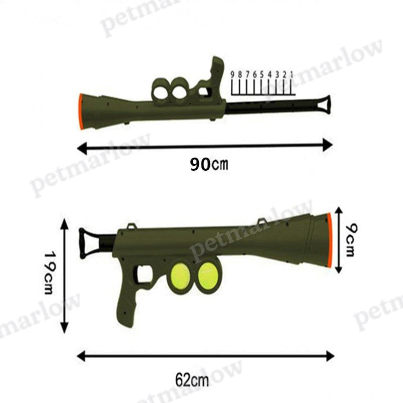 Pet Ball Launcher Gun Dog Ball Thrower-Interactive Dog Pet Chew Toys – view 5