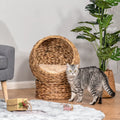 Pet Cat Bed with Rotating Basket – view 2