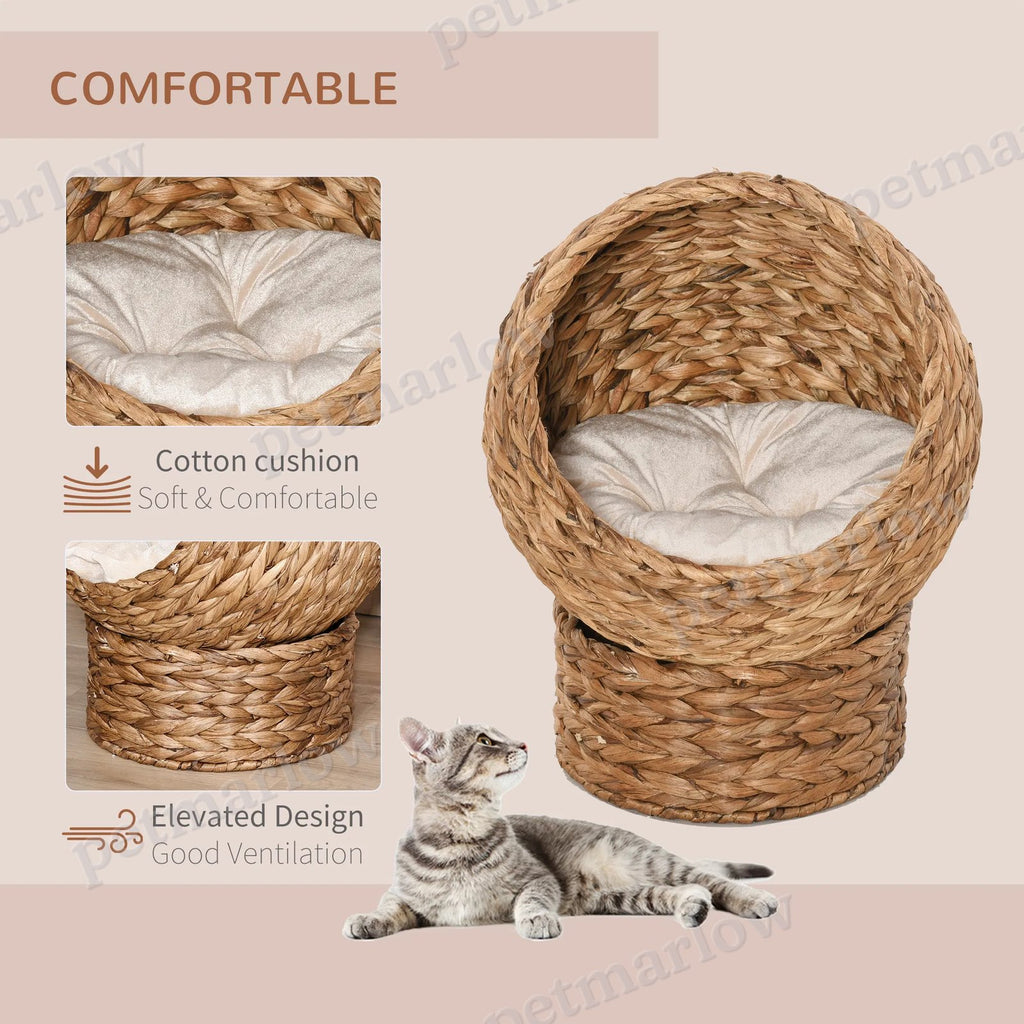 Pet Cat Bed with Rotating Basket – view 5