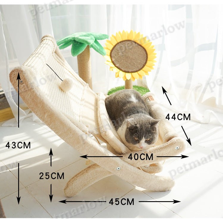 Pet Cat Sofa Bed Sunbathing Chair – view 6