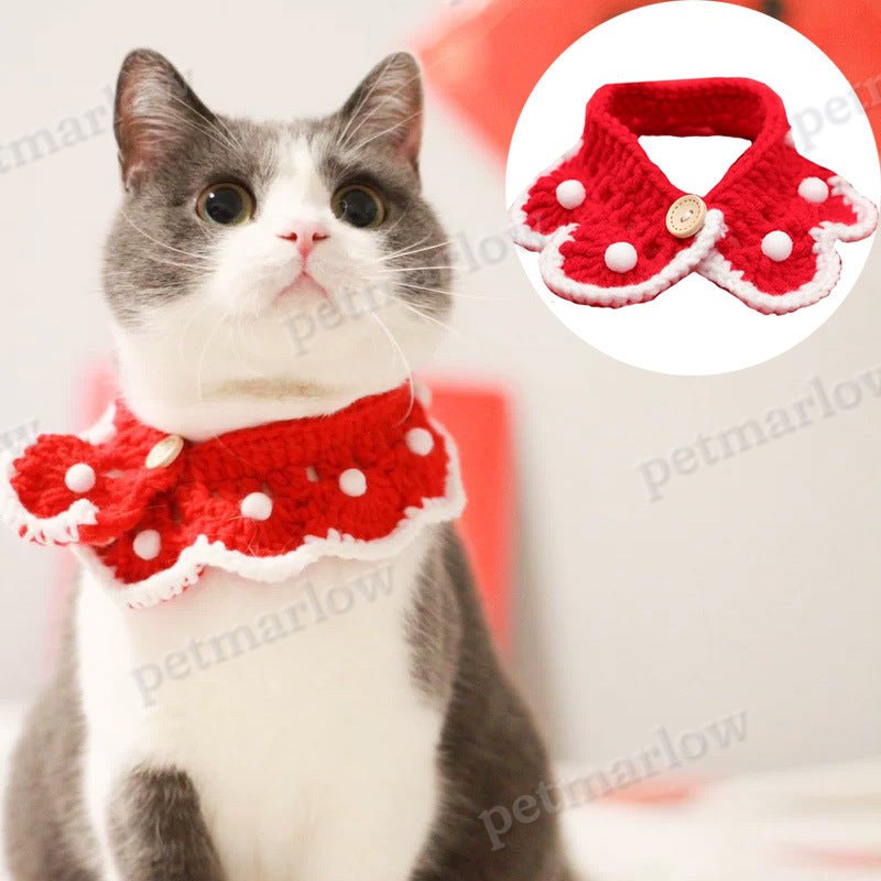 Pet Cats, Dogs, Rabbits, Knitted Collars, Christmas Ornaments, Saliva Towels – view 3