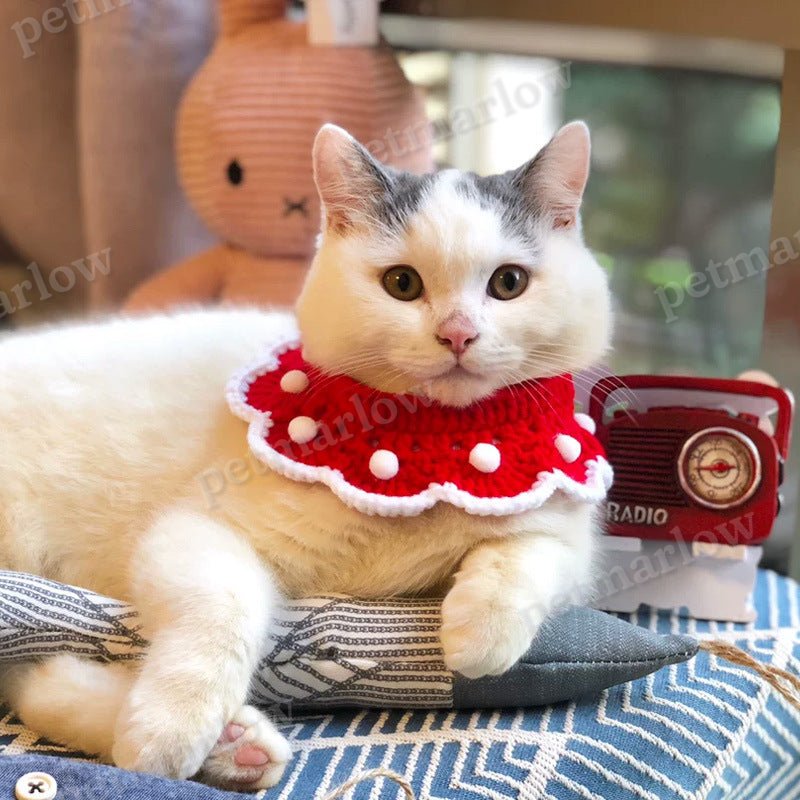 Pet Cats, Dogs, Rabbits, Knitted Collars, Christmas Ornaments, Saliva Towels – view 4
