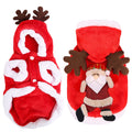 Pet Christmas Clothes Santa Claus Costume for Dogs and Cats – XL