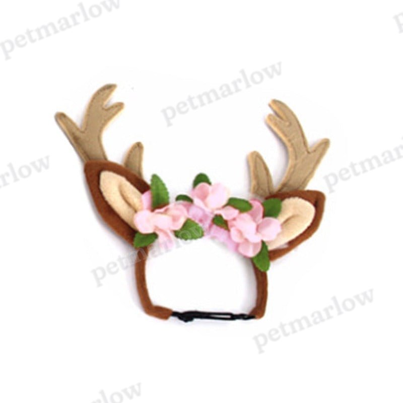 Pet Christmas Cute Elk Headband Christmas Pet Accessories Dog Hairpin Cat Accessories – view 4