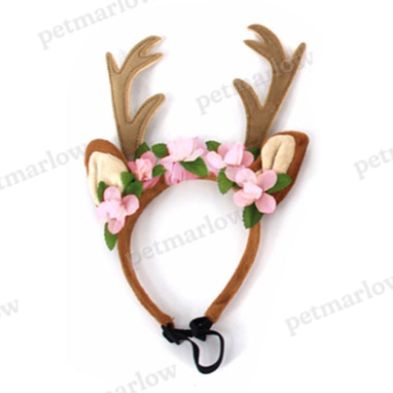 Pet Christmas Cute Elk Headband Christmas Pet Accessories Dog Hairpin Cat Accessories – view 5