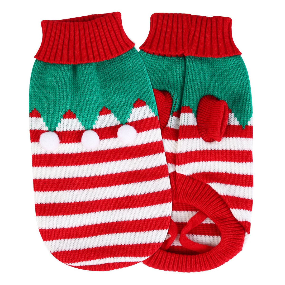 Pet Christmas Turtleneck Sweater – FurballL