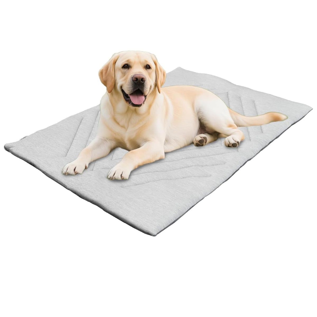 Pet Cooling Mat Portable Machine Washable Cooling Blanket – Light Gray / M
