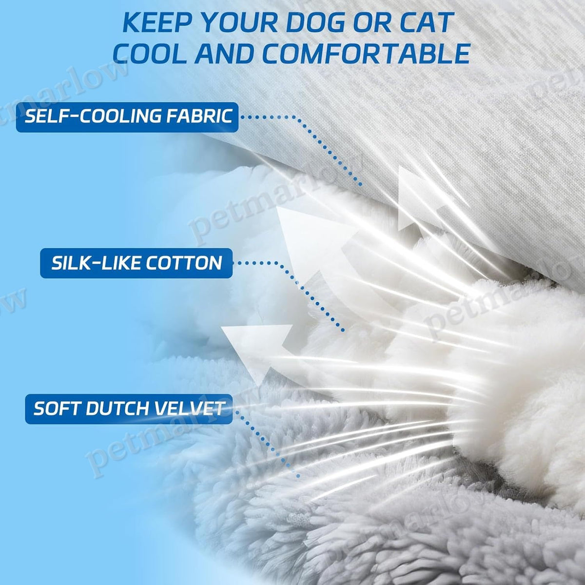 Pet Cooling Mat Portable Machine Washable Cooling Blanket – view 4
