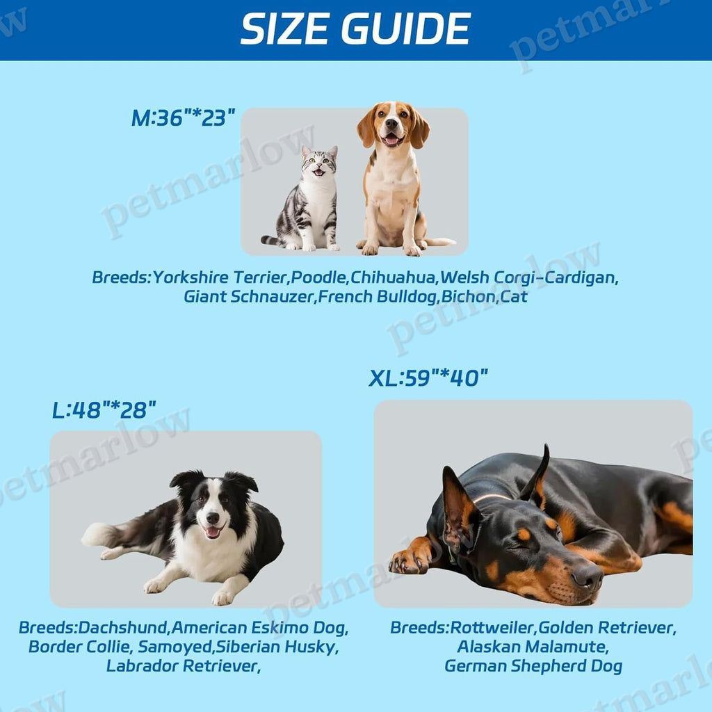 Pet Cooling Mat Portable Machine Washable Cooling Blanket – view 6