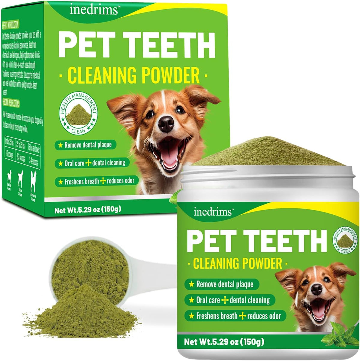 Pet Dental Powder for Fresh Breath and Healthy Gums