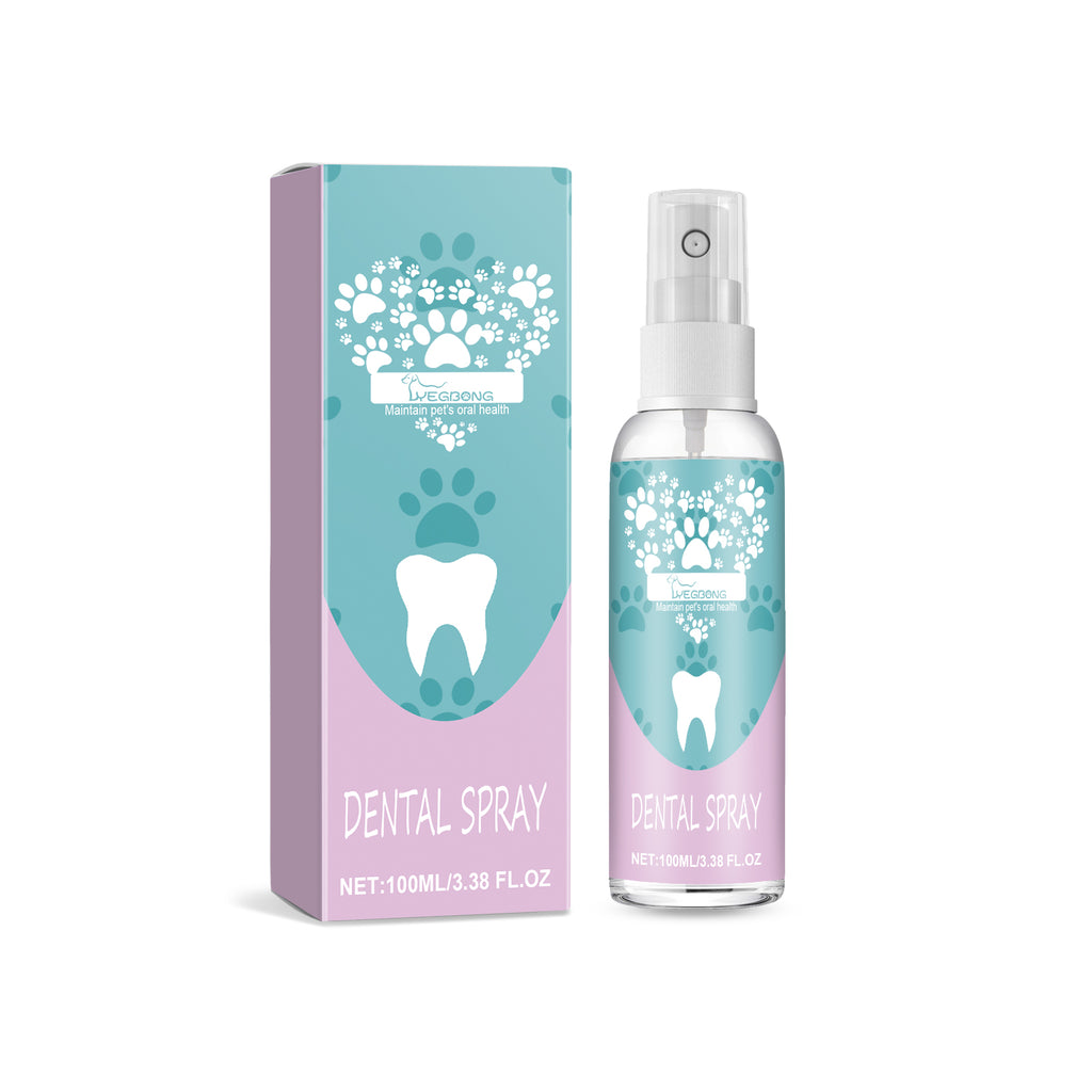 Pet Dental Spray for Dogs & Cats, Easy Oral Care Solution