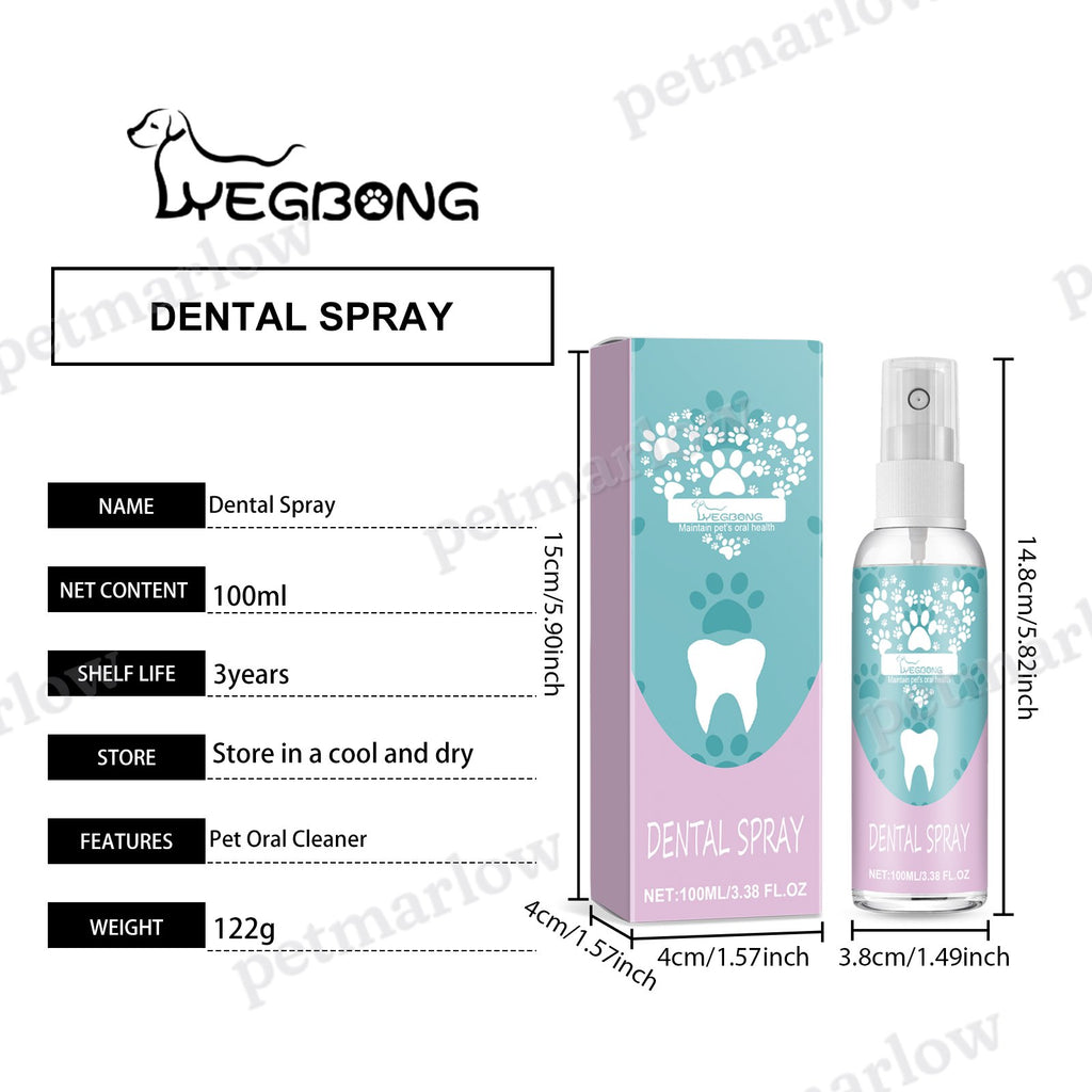 Pet Dental Spray for Dogs & Cats, Easy Oral Care Solution – view 2
