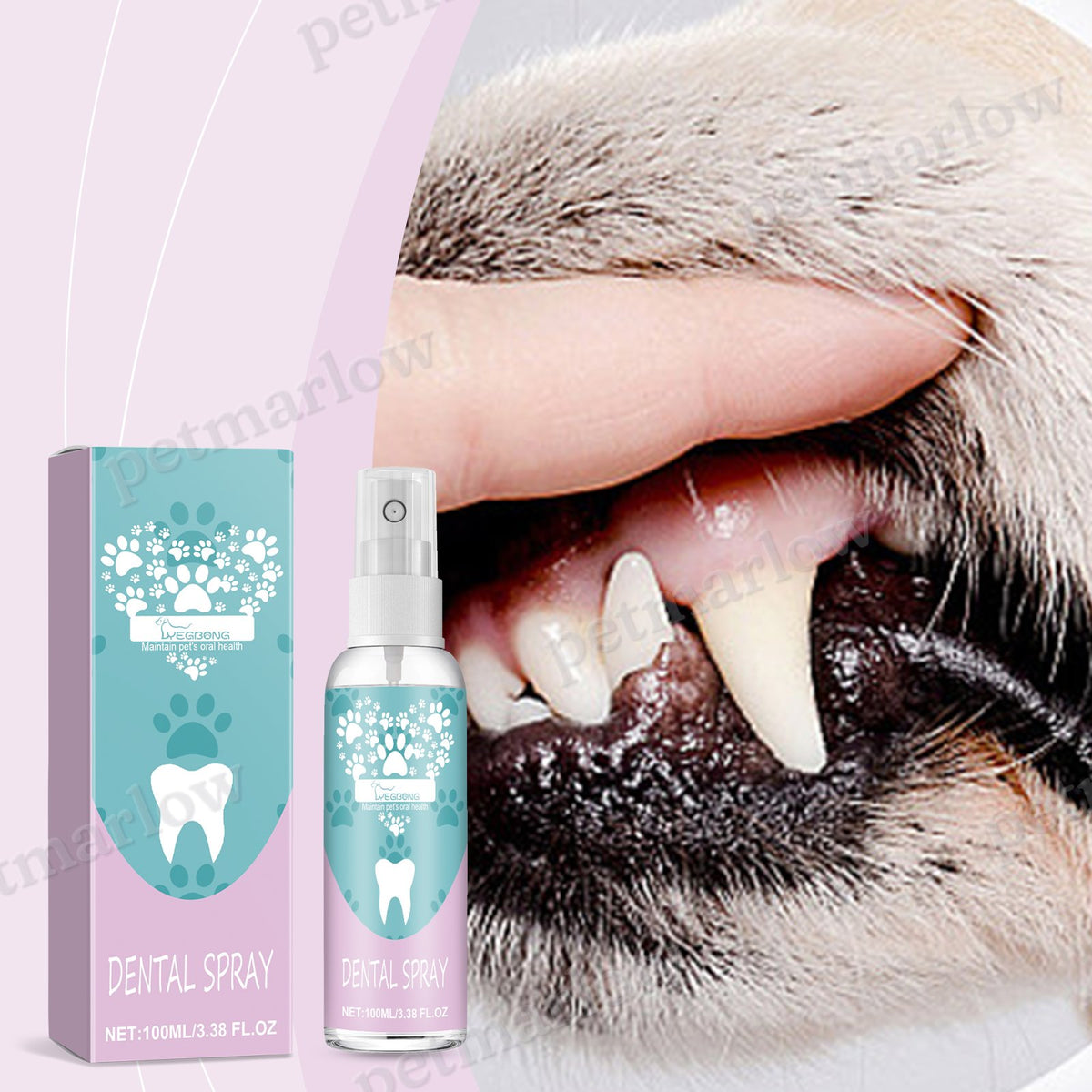 Pet Dental Spray for Dogs & Cats, Easy Oral Care Solution – view 5