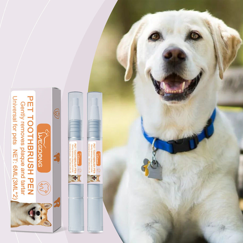 Pet Dental Toothbrush Pen for Dogs and Cats
