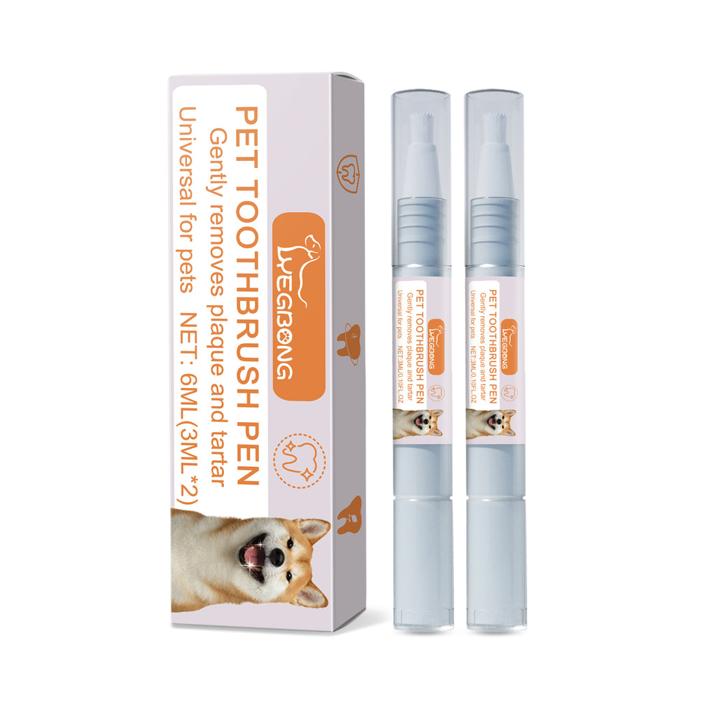Pet Dental Toothbrush Pen for Dogs and Cats – 1box