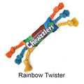 Pet Dog Rainbow Twist Candy Toy Resist Cotton Dog Ropes Ball Soundmaking Chew Interactive Toys – StyleA