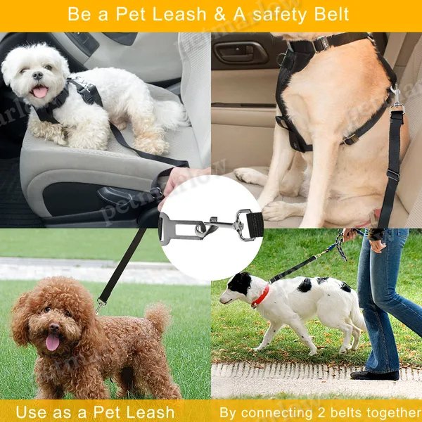 Pet Dog Seat Belt Leash for Safe Travel
