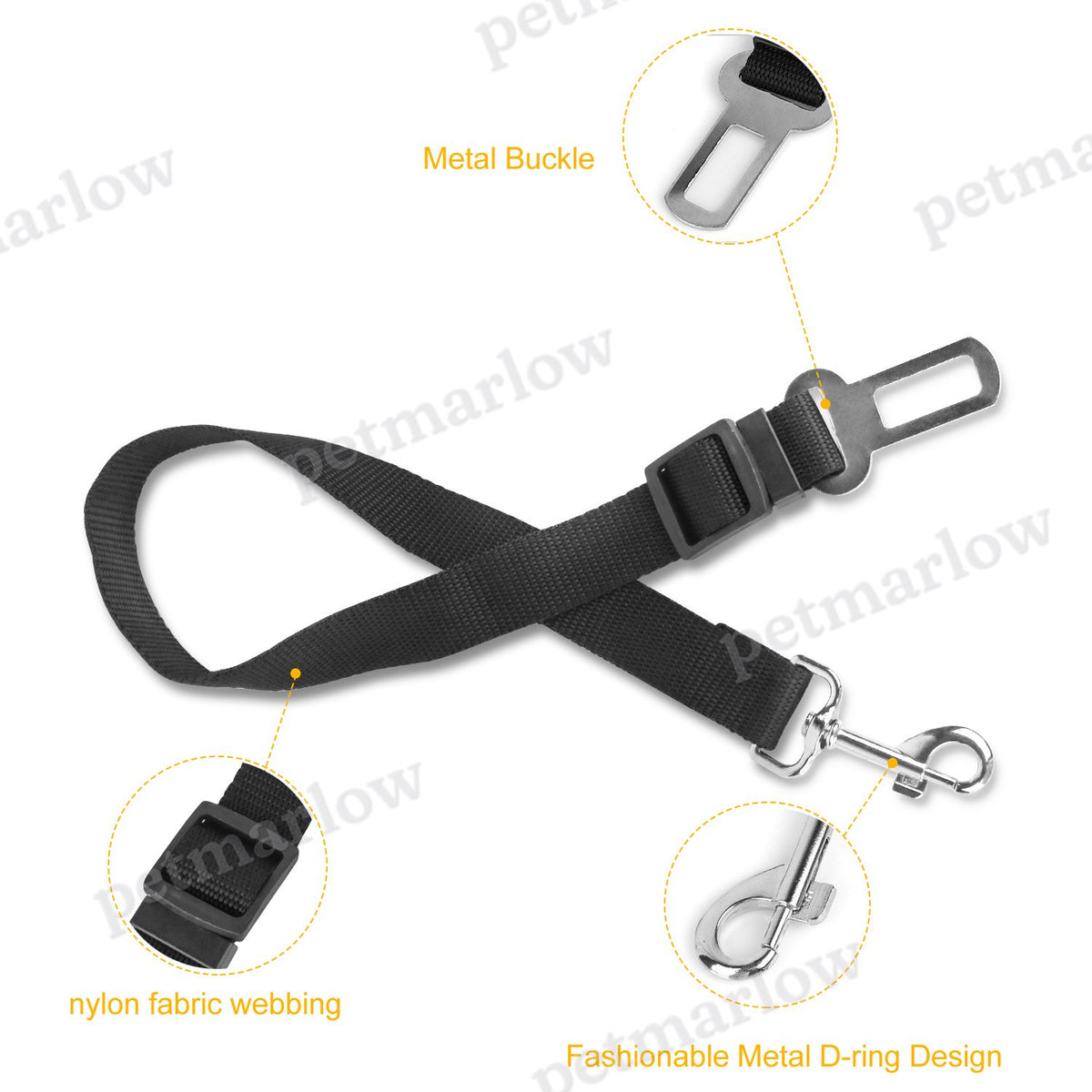 Pet Dog Seat Belt Leash for Safe Travel in Vehicles