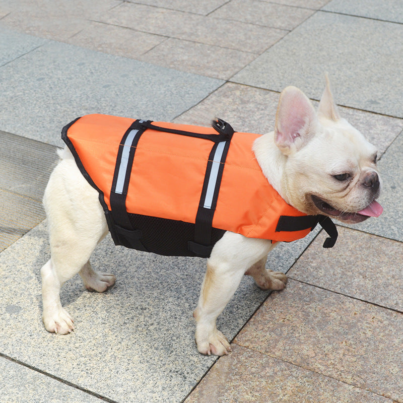 Pet Dog Swimming Swimsuit Adjustable Reflective Waterproof Protective Dog Life Jacket Vest