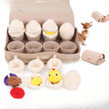 Pet Dog Toy Egg Blind Box Sniffing Dog Toy Dogs Slow Feeding Mat – cream-coloured