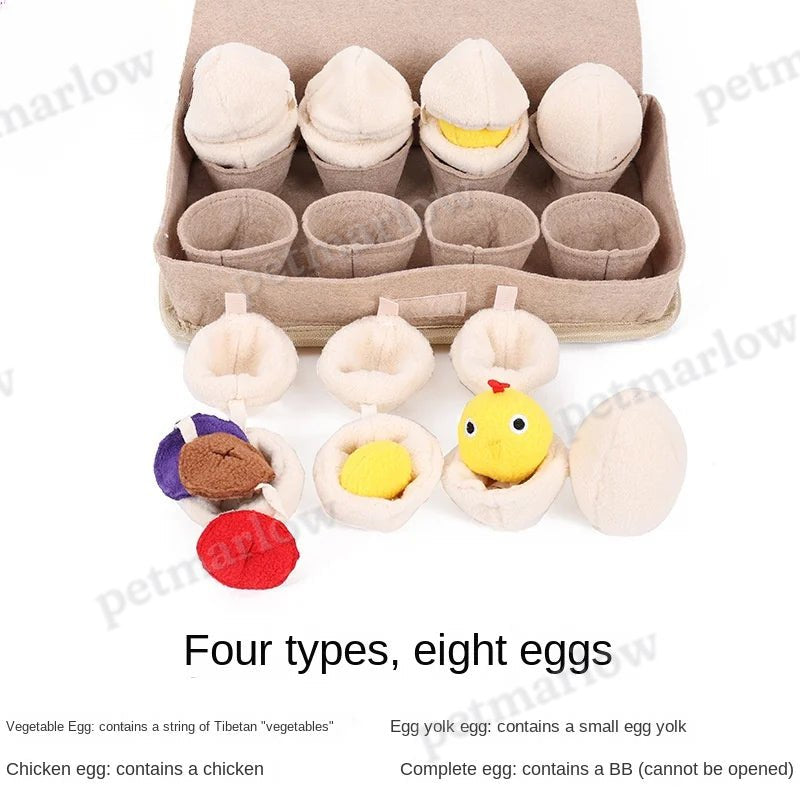 Pet Dog Toy Egg Blind Box Sniffing Dog Toy Dogs Slow Feeding Mat – view 5