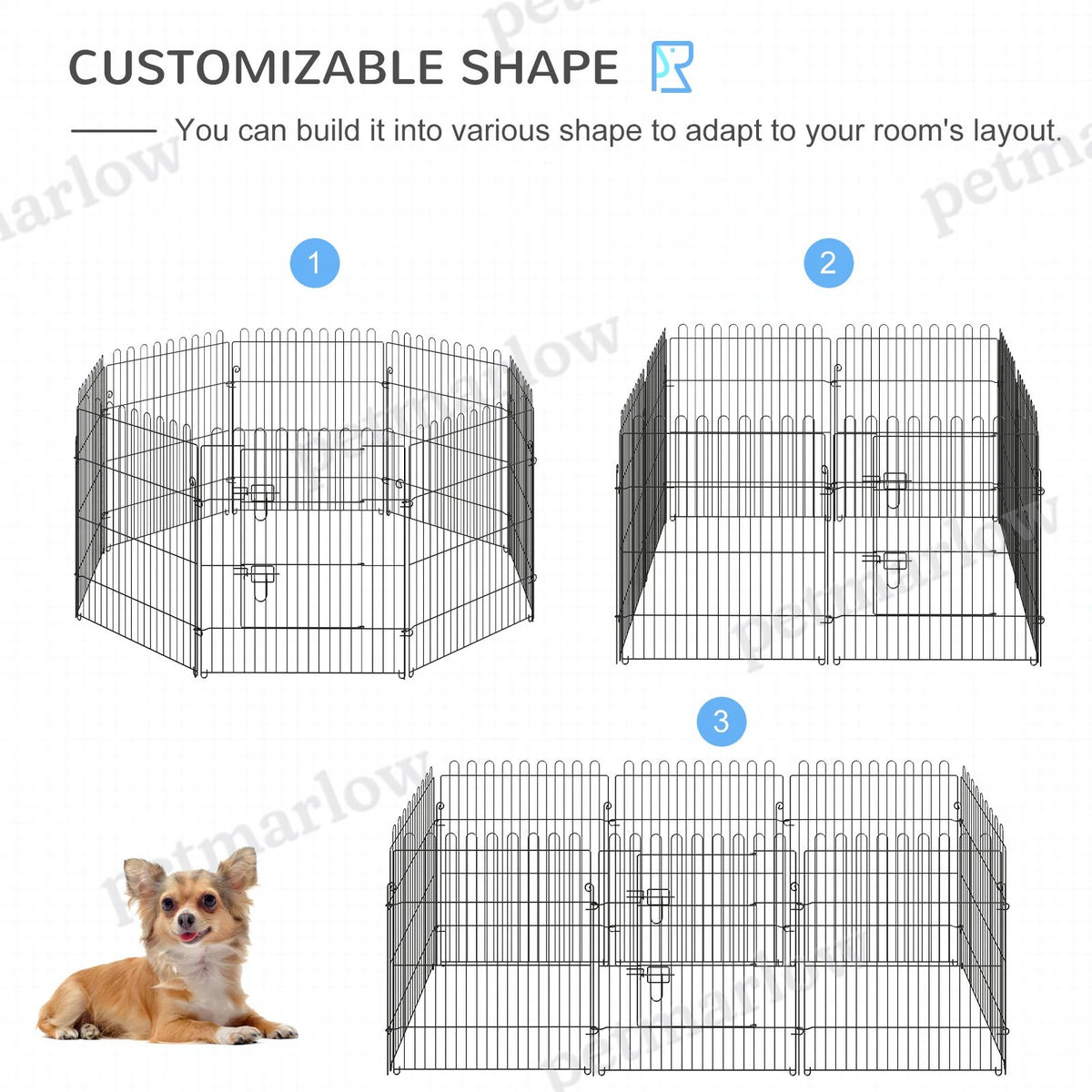 Pet Exercise Playpen For Dogs and Small Animals – view 3