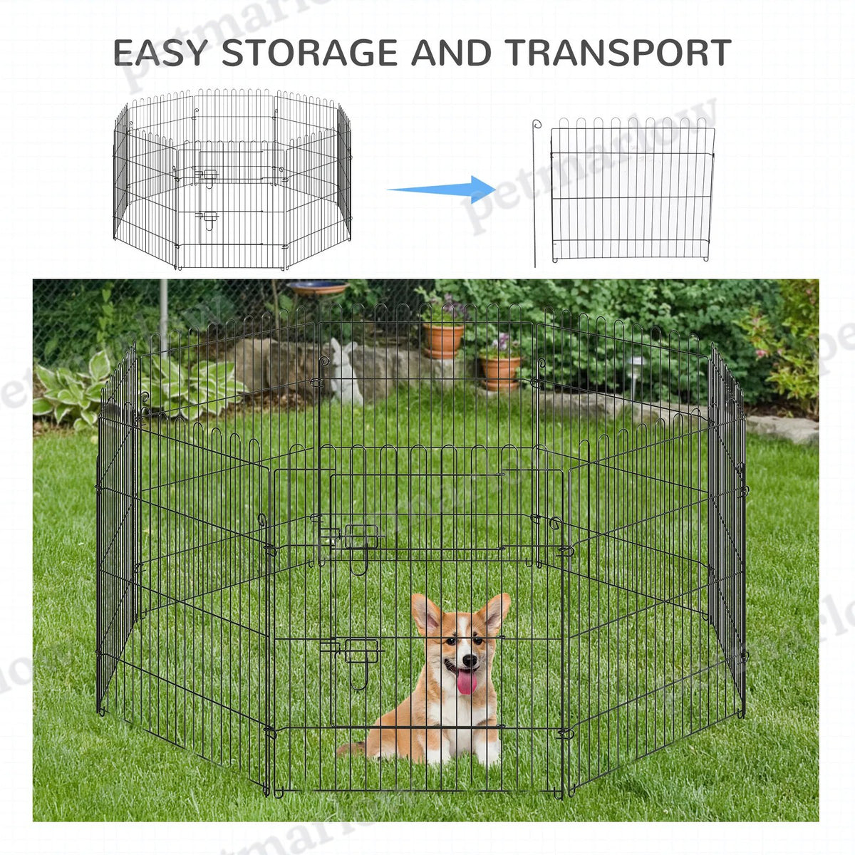 Pet Exercise Playpen For Dogs and Small Animals – view 5