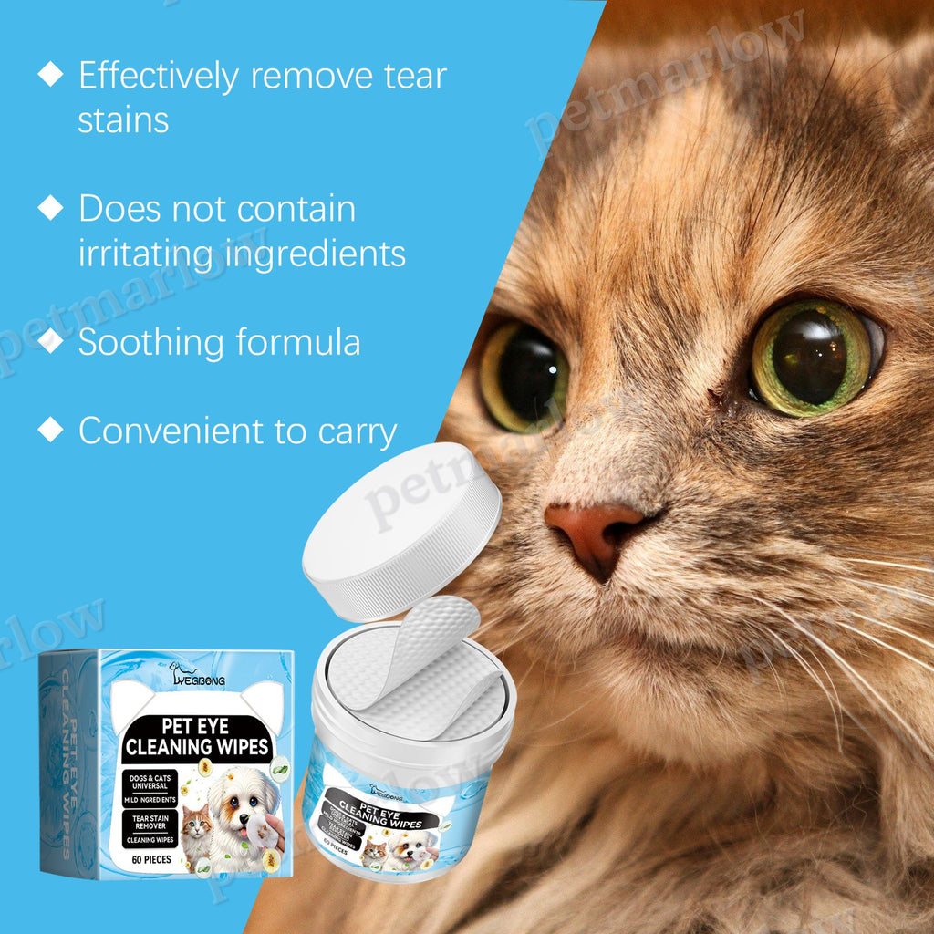 Pet Eye Cleaning Wipes for Dogs and Cats, Tear Stain Remover Pads – view 6