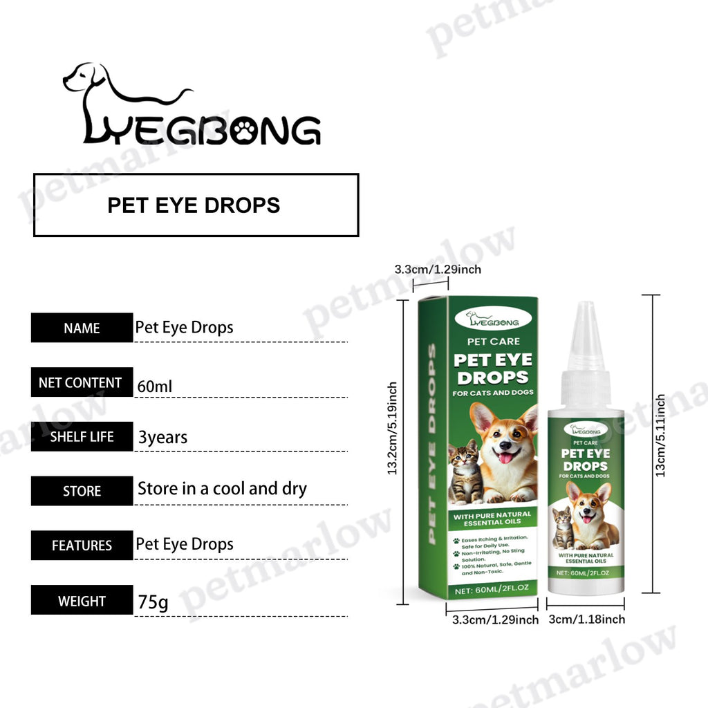 Pet Eye Drops for Dogs and Cats, Gentle Eye Care Solution – view 5