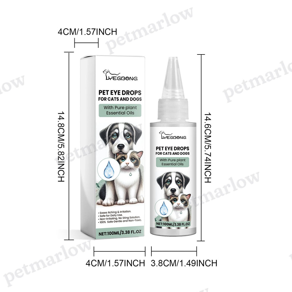 Pet Eye Drops for Dogs & Cats, Gentle Eye Cleaner – view 5