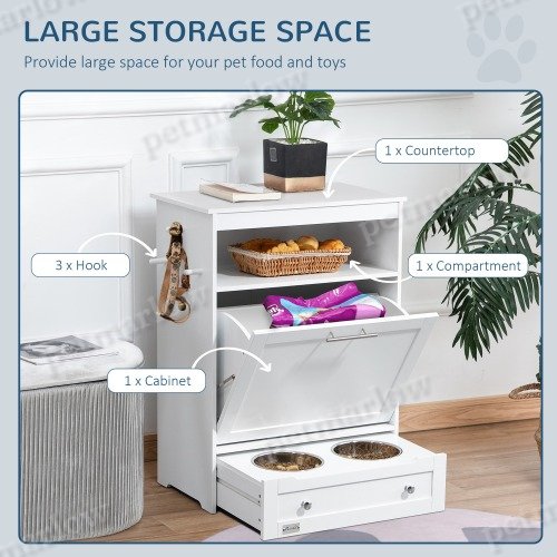 Pet Feeder Station Locker for Dogs and Cats – view 4