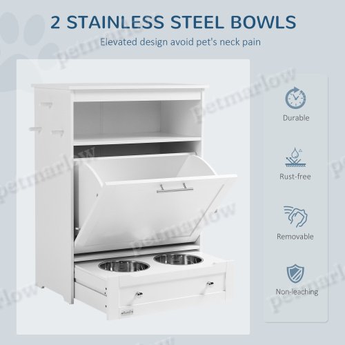 Pet Feeder Station Locker for Dogs and Cats – view 5