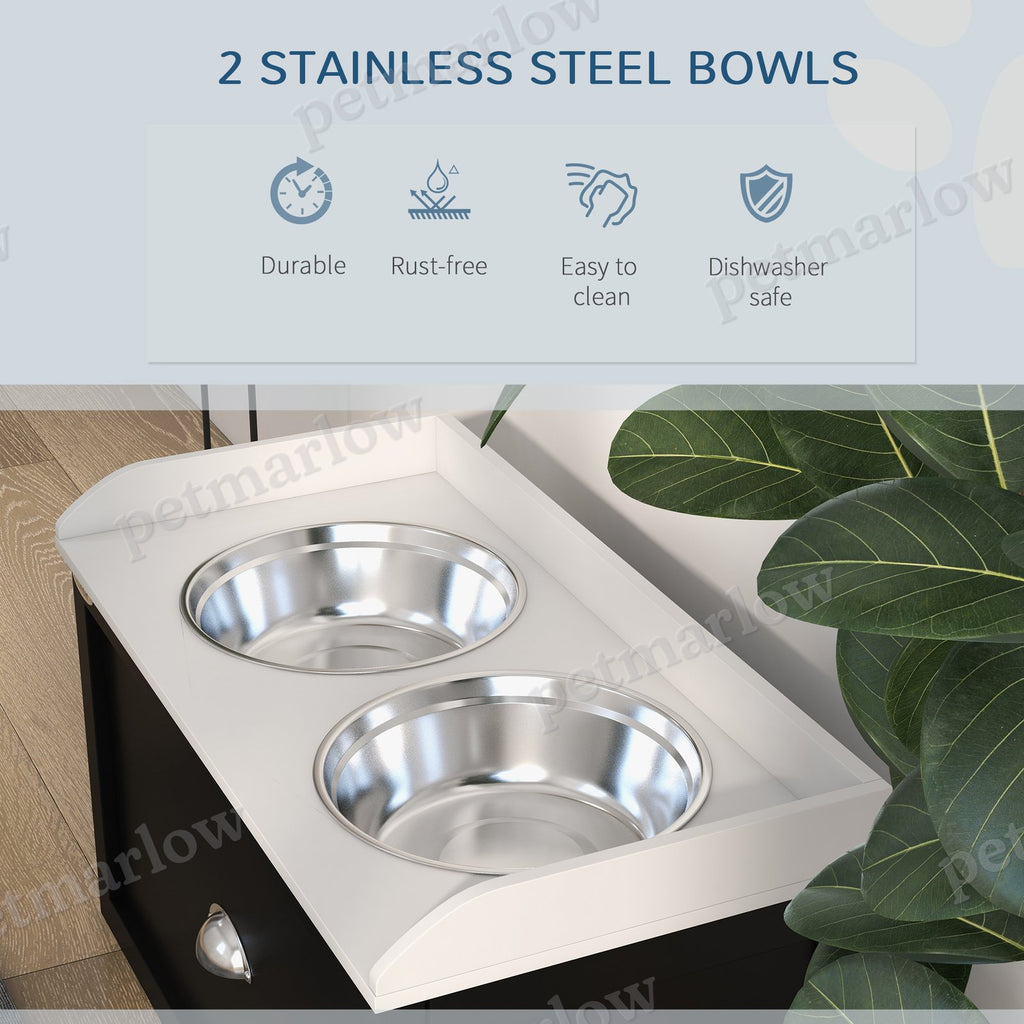 Pet Feeding Station with Storage for Large Dogs – view 4