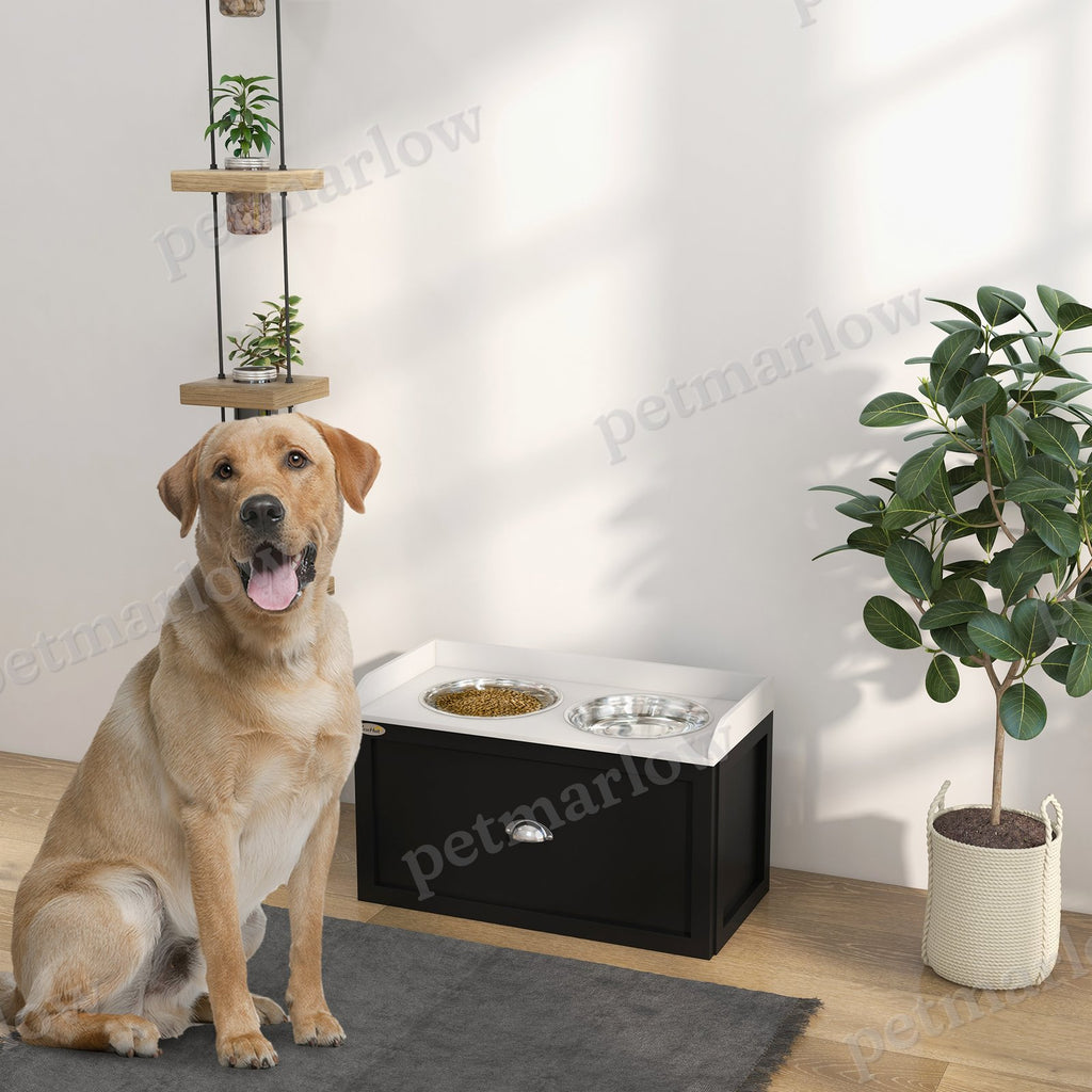 Pet Feeding Station with Storage for Large Dogs – view 6