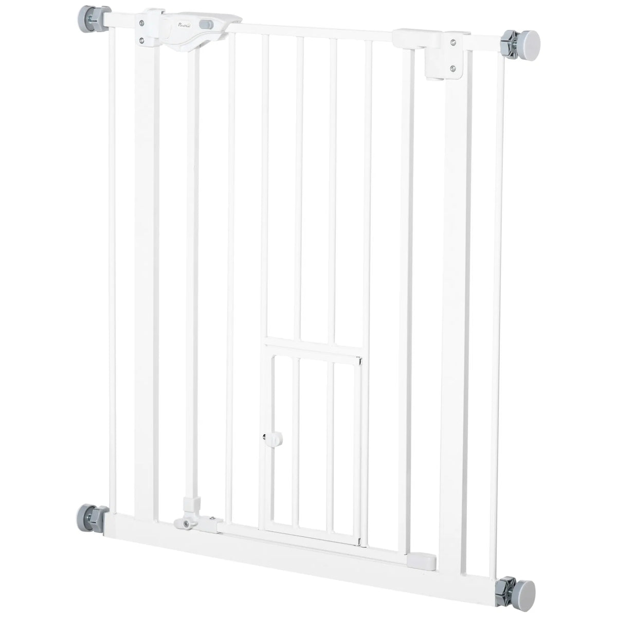Extra Wide Pet Gate with Cat Door