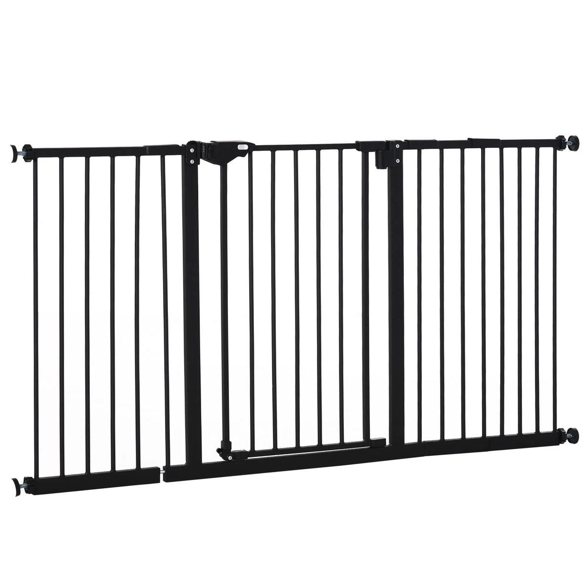 Pet Gate with Door and Extensions for Stairs